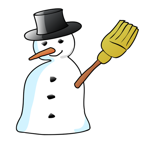 Snowman vector image