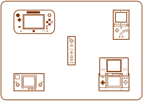 ゲーム機を遊んでください。