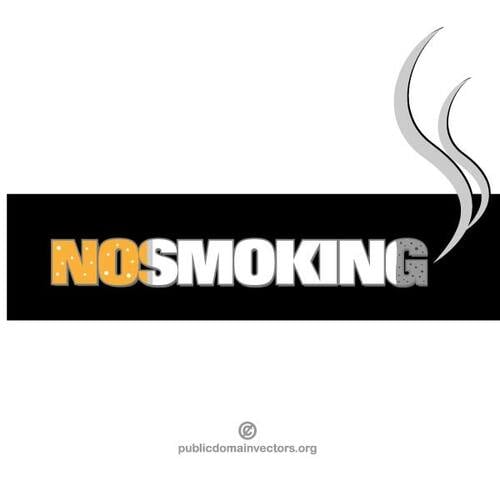 Ingen røyking symbol