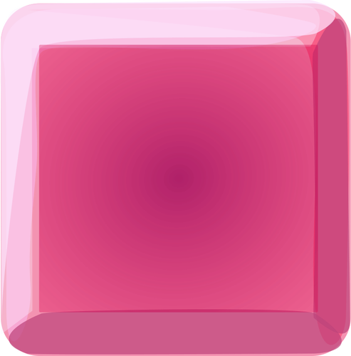 Magenta button vector clip art