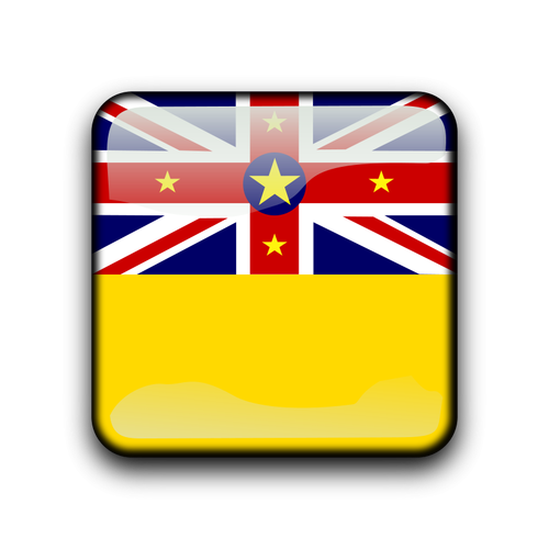 Vektor bendera pulau Niue