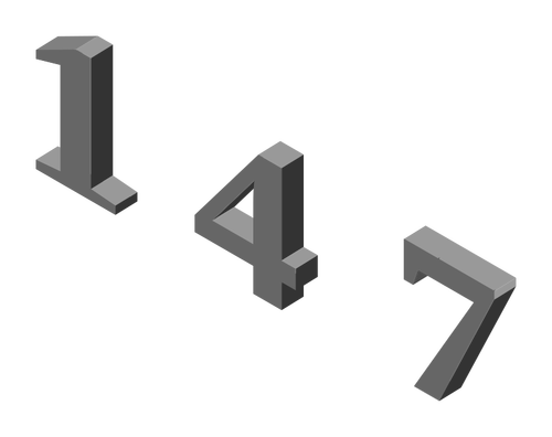Isometric numbers