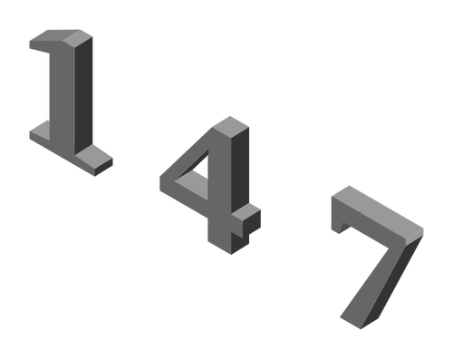 Isometric numbers