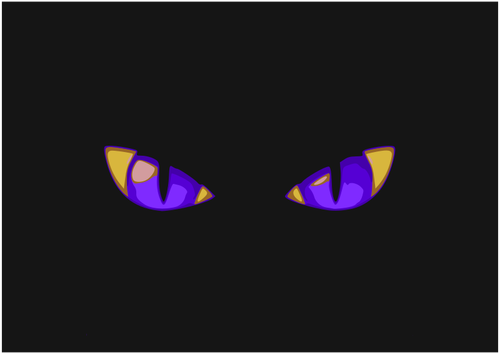 Violetta ögon