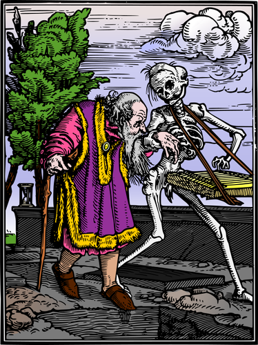 Old man and death