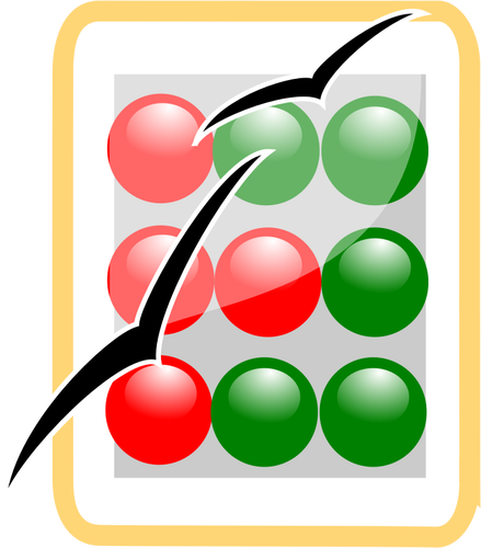 Alternativa calculator programvara vektor ClipArt