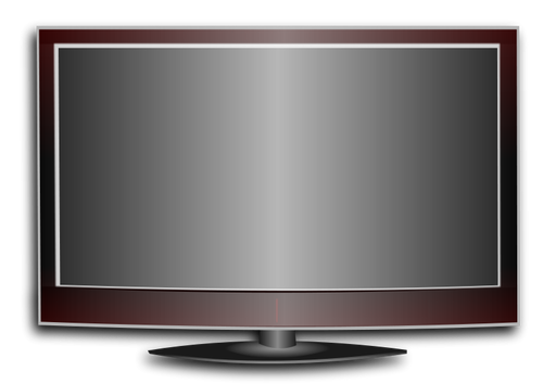 Modern TV vektor ilustrasi