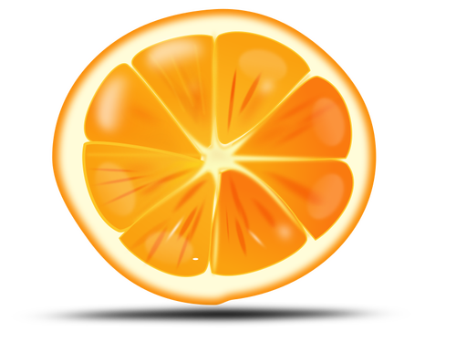 Оранжевый кусок