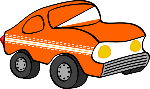 Toy car vector graphics