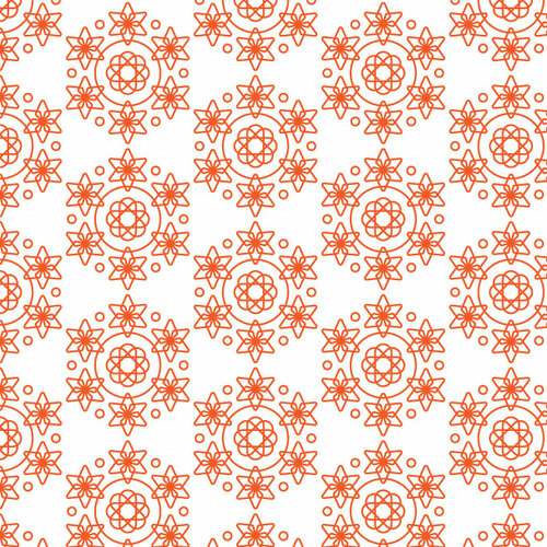 Decorative ornament seamless pattern