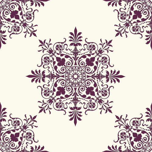 Victorian Background Ornament Vector