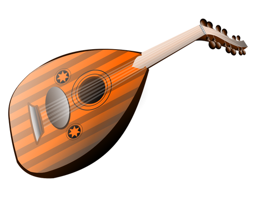 Grafika wektorowa instrumentu Oud