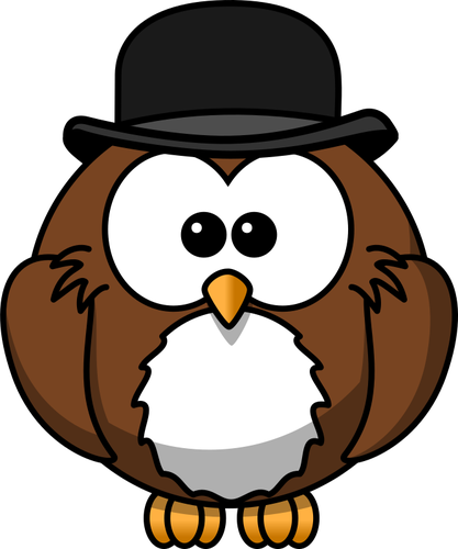Cartoon image of an owl | Public domain vectors