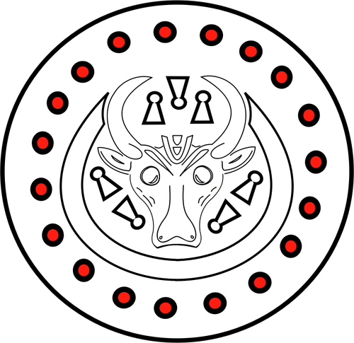 Radimichian symbol wektor wyobrażenie o osobie