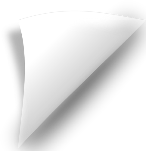 Stránky curl vektorový obrázek