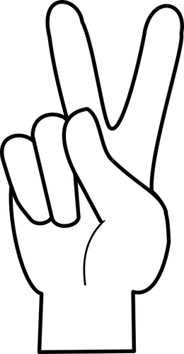 Simple peace sign