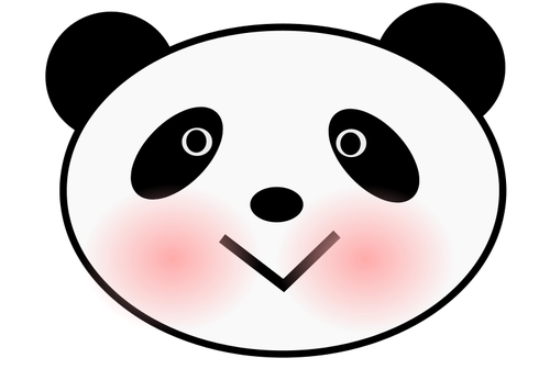 Desenho do panda vetorial