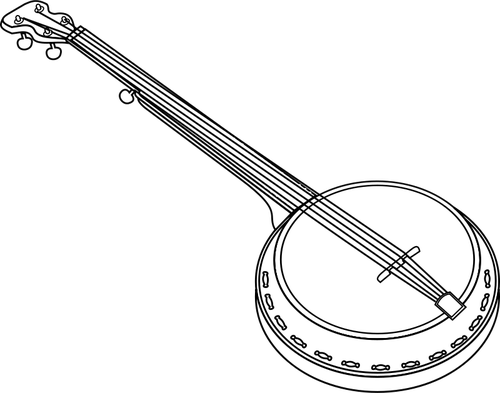 ناقلات التوضيح من بانجو chordophone