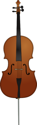 Violoncellový vektorový obrázek