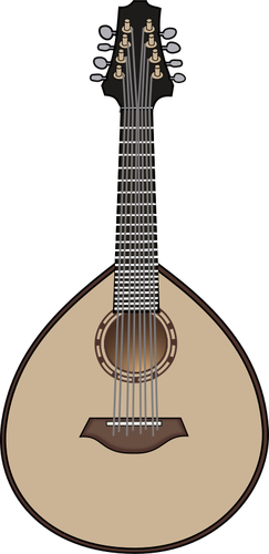 Ilustración de vector de mandolina