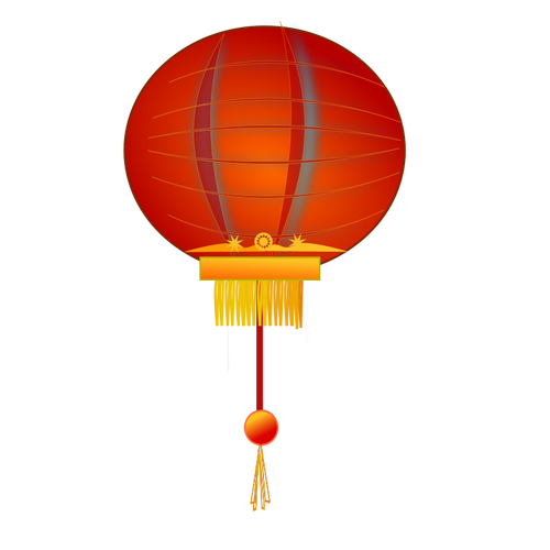 Chinese lantern vector image