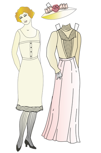 Paper doll image