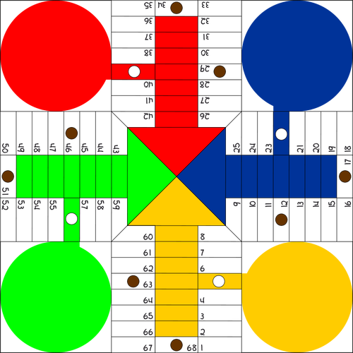 Parchis-taulun vektorikuva