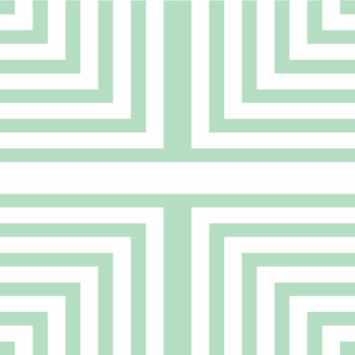 Green geometric pattern