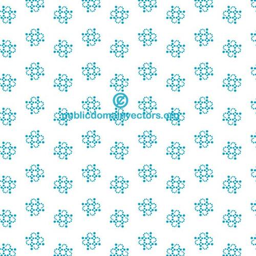 Seamless pattern with blue dots