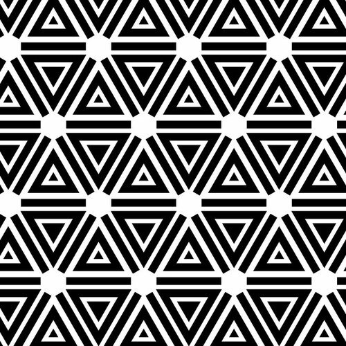 Tribal geometric pattern