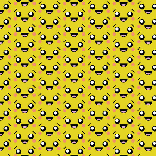 Smilende ansiktet mønster
