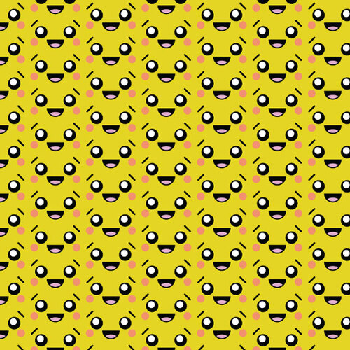 Smiling face pattern