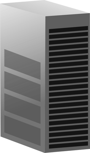 Vector image of racks