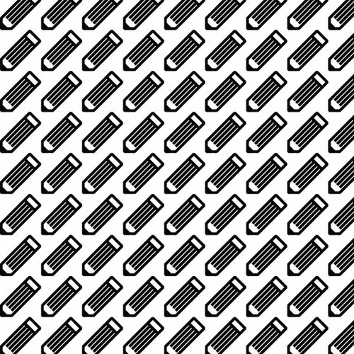 Pencil seamless pattern