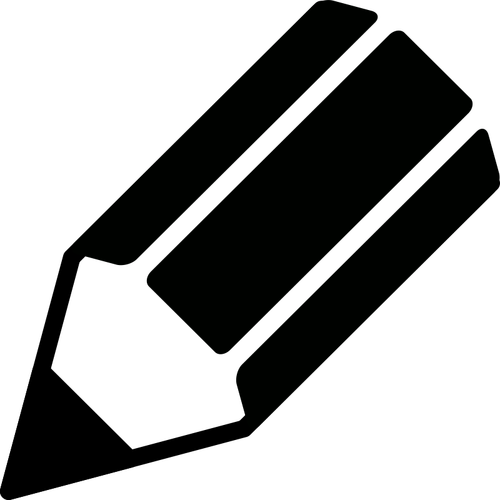 Tužka piktogram vektorové ilustrace