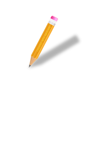 Graphite pencil vector drawing