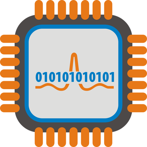 Vector de la imagen digital procesador analógico