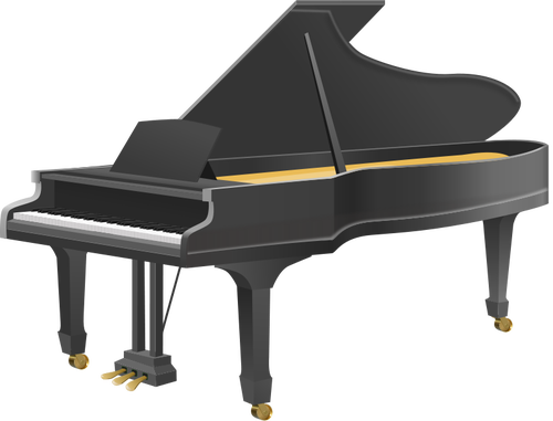 Imágenes Prediseñadas Vector de un piano