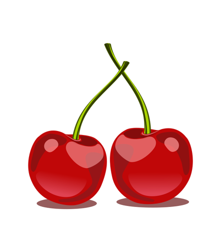 Frutta di ciliegio lucido