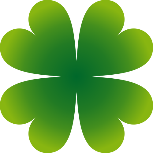 Čtyři leaf clover vektorový obrázek