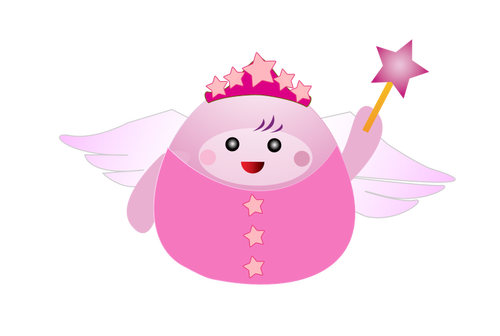 ピンクの妖精