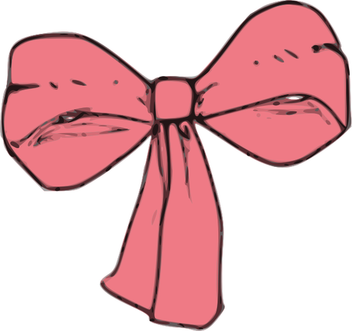 Różowy bow