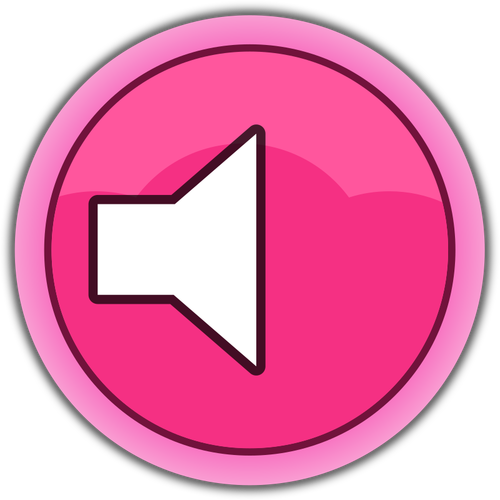 Розовый «звук» кнопка
