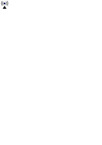 صورة متجهية لرمز نقطة وصول WLAN