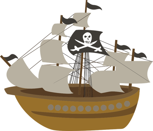 Pirate boat image