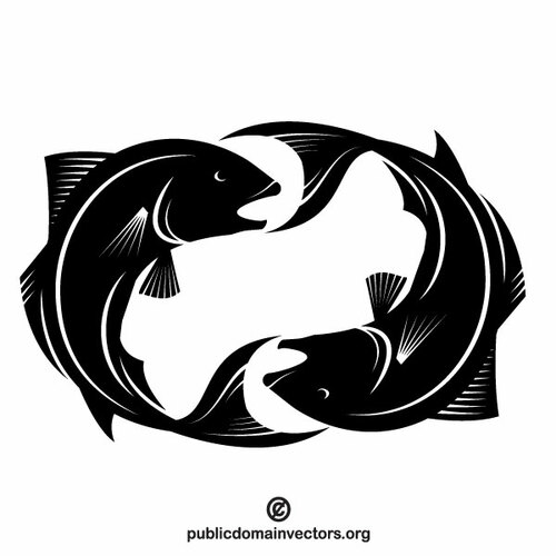 Download Pisces horoscope sign | Public domain vectors