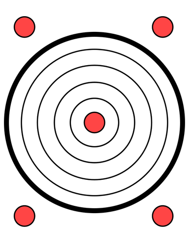 Gewehr-Ziel