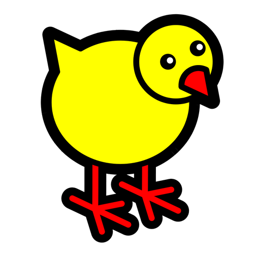 Chicken icon vector clip art