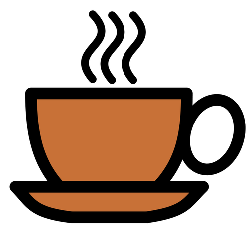 Vektor icon cangkir kopi