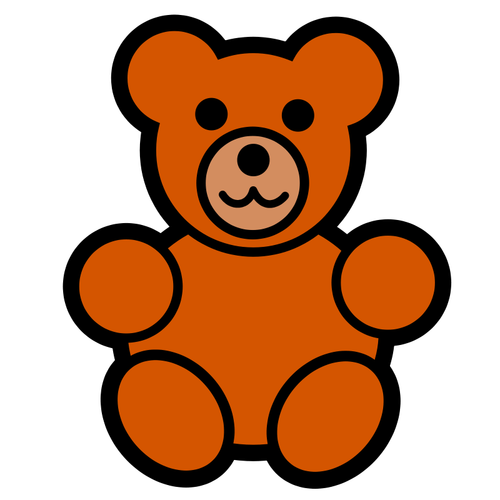 Teddy bear hračky Vektor Klipart